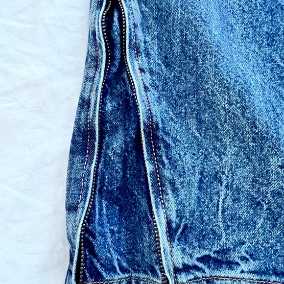 Barrel jeans low rise blue denim NWOT size 4 / 30” waist x30” L - Picture 9 of 11